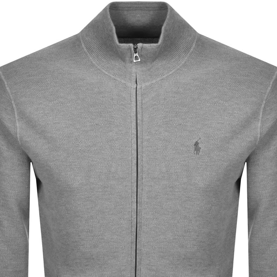 Alternative Image for ProductRalph Lauren Full Zip Sweatshirt Grey2